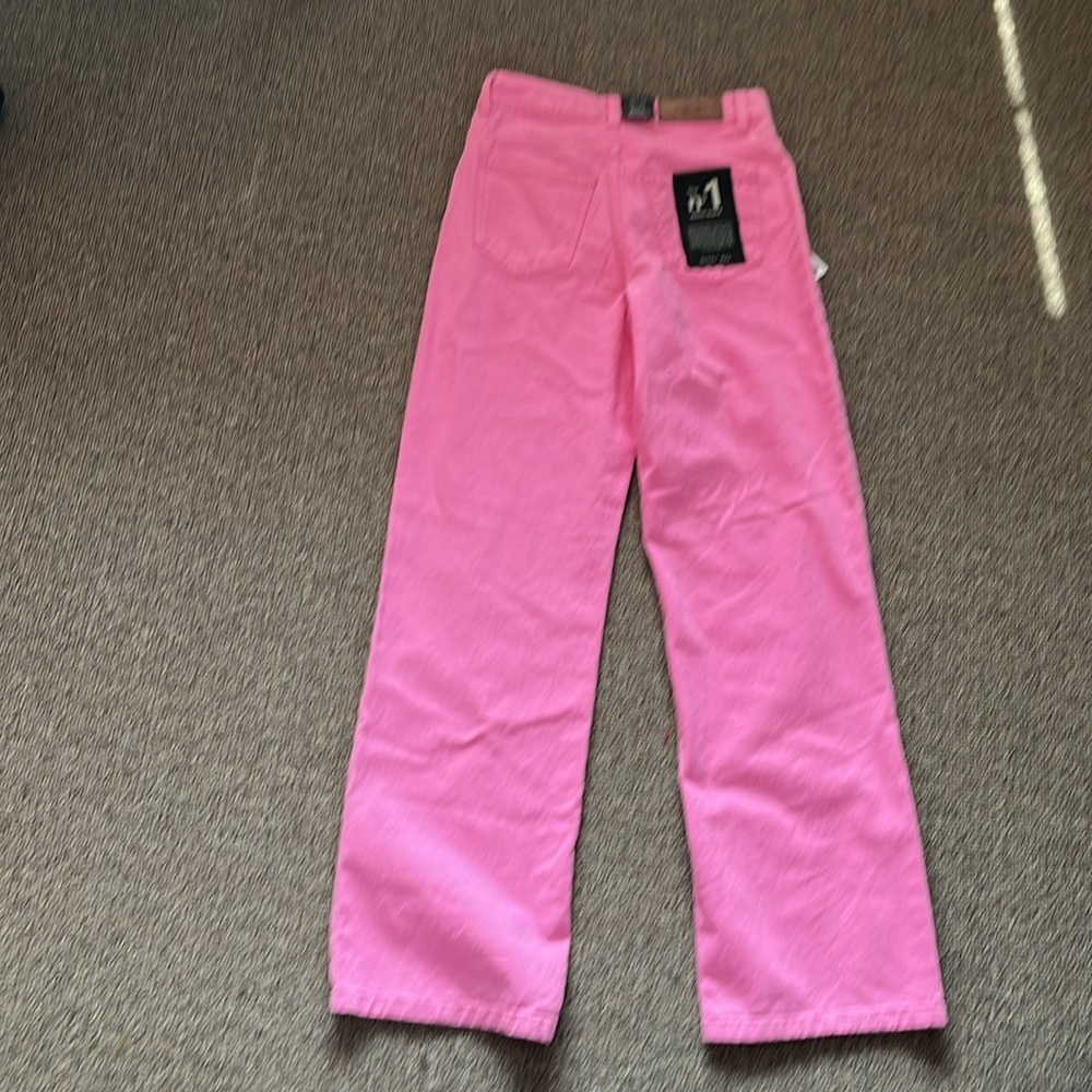 Noisy May Pink Straight Leg Jeans - Picture 2 of 8